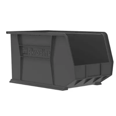 18" L x 11" W x 10" Hgt. OD Black Storage Bin