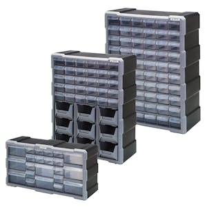 Flex-A-Top FT33 Horizontal Small Hinged Lid Plastic Boxes