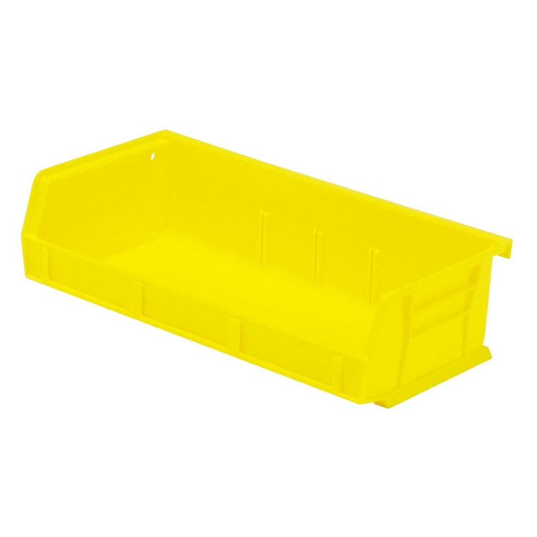 Yellow Quantum® Ultra Series Stack & Hang Bin - 5-3/8" L x 11" W x 3" Hgt.