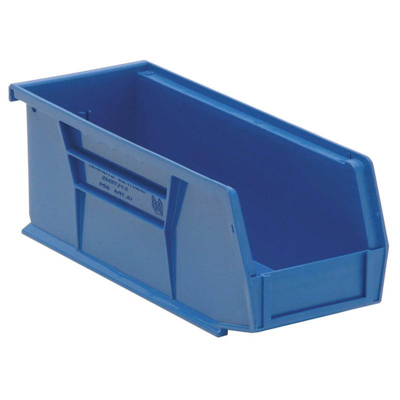 Blue Quantum® Ultra Series Stack & Hang Bin - 10-7/8" L x 4-1/8" W x 4" Hgt.