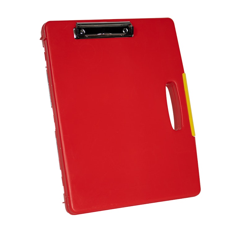 Red LetterCase with Clip - 14-1/4" L x 11" W x 1-1/2" Hgt.