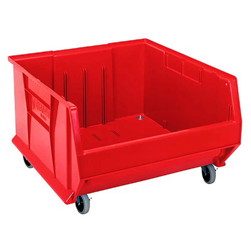 Red Quantum® HULK Mobile Bin - 23-7/8" L x 22-1/2" W x 12" Hgt.
