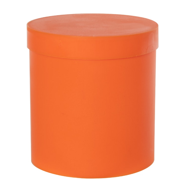 Orange Roundabout Container with Lid