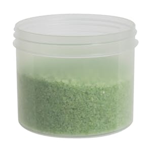 32 oz. Natural Polypropylene Straight-Sided Round Jar with 120/400 Neck (Cap Sold Separately)