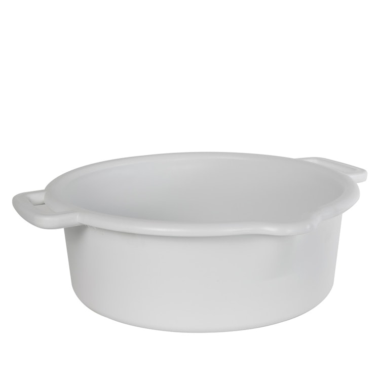 White 5 Gallon Heavy Wall Tub With Spout
