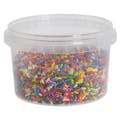 18 oz. Clear Polypropylene UniPak Tamper-Evident Container (Lid Sold Separately)