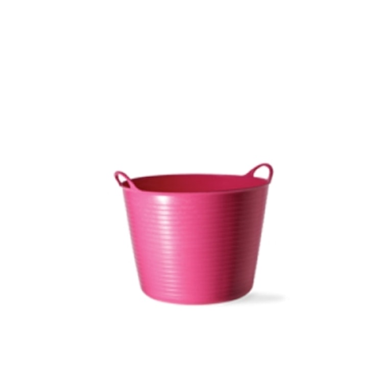 5 Gallon Pink Plastic Bucket, 3-pack - Non-UN
