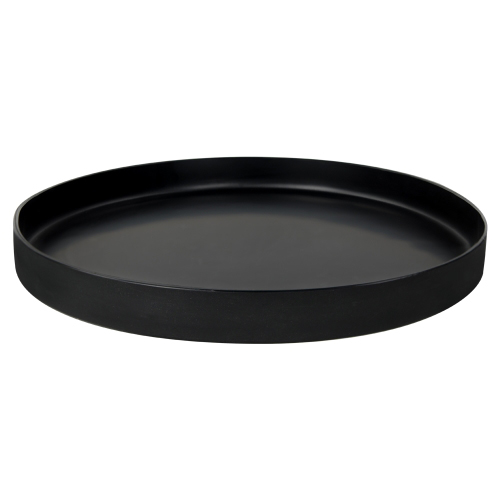 33 Diameter Black Tamco Round Tray U.S. Plastic Corp