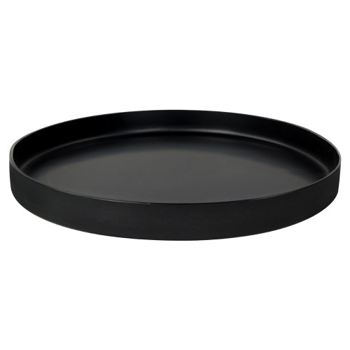 12-3/8" Diameter Black Tamco® Round Tray