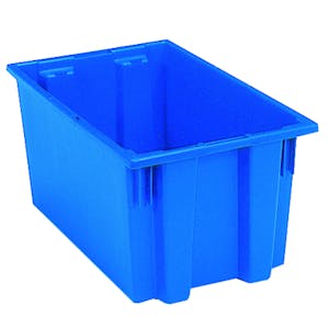 18" L x 11" W x 9" Hgt. Blue Akro-Mils® Nest & Stack Container