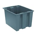19-1/2" L x 15-1/2" W x 13" Hgt. Gray Akro-Mils® Nest & Stack Container