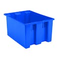 23-1/2" L x 19-1/2" W x 10" Hgt. Blue Akro-Mils® Nest & Stack Container