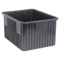 Conductive Dividable Grid Container - 22-1/2" L x 17-1/2" W x 12" Hgt.