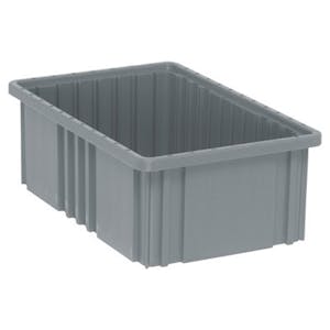 Gray Dividable Grid Container - 16-1/2" L x 10-7/8" W x 6" Hgt.