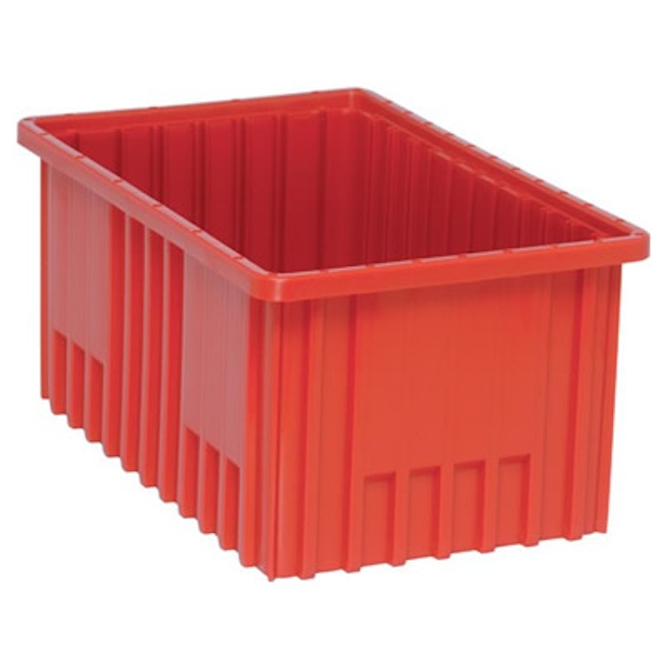 Red Dividable Grid Container - 16-1/2" L x 10-7/8" W x 8" Hgt.