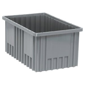 Gray Dividable Grid Container - 16-1/2" L x 10-7/8" W x 8" Hgt.