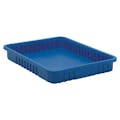 Blue Dividable Grid Container - 22-1/2" L x 17-1/2" W x 3" Hgt.