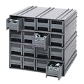 Interlocking Storage Cabinet with 16 IDR 201 Drawers