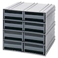 Interlocking Storage Cabinet with 8 IDR 203 Drawers