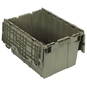 21-3/4" L x 15" W x 12-3/4" Hgt. Heavy-Duty Attached Top Container