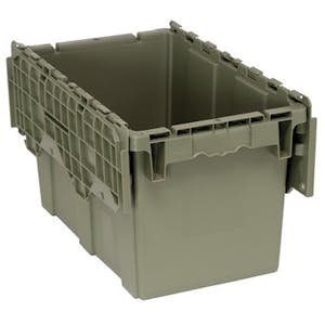 22-1/8" L x 12-5/8" W x 11-7/8" Hgt. Heavy-Duty Attached Top Container
