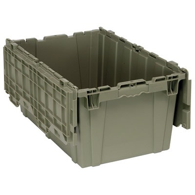 27-5/16" L x 16-9/16" W x 12-1/2" Hgt. Heavy-Duty Attached Top Container