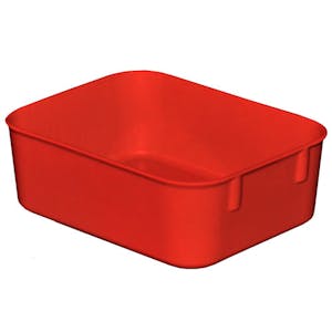 9-3/4" L x 6-1/8" W x 4-1/2" Hgt. Red Nesting Box