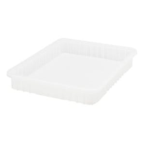 Clear Dividable Grid Container - 22-1/2" L x 17-1/2" W x 3" Hgt.