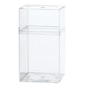 Clear Plastic Box with Removable Lid 3-7/16" L x 3-7/16" W x 6-5/16" Hgt.