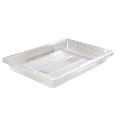 5 Gallon Clear StorPlus™ Color-Coded Food Storage Box - 26" L x 18" W x 3-1/2" Hgt. (Lids sold separately)