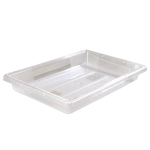 5 Gallon Clear StorPlus™ Color-Coded Food Storage Box 26" x 18" x 3-1/2" (Lids sold separately)