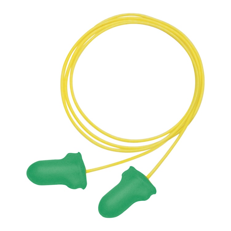 Max Lite® Corded Green Earplugs