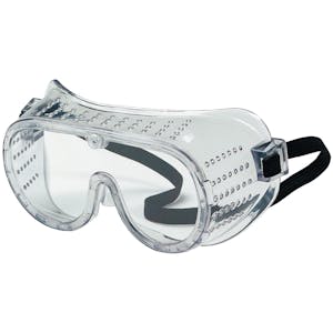 Clear Perforated Protective Safety Goggles