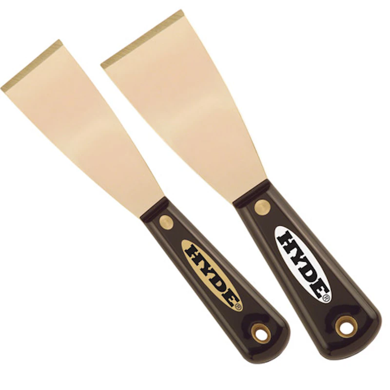 Stiff Brass Black & Silver® Putty Knives