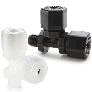 Parker Compression Male Run Tee Tube to Male NPTF Fittings