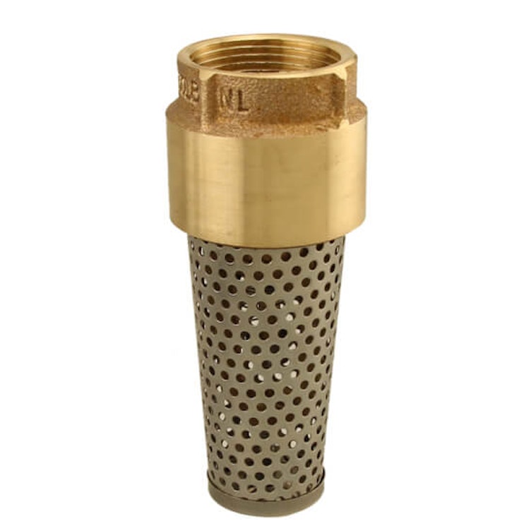 1-1/2" FPT No-Lead Brass Foot Valve