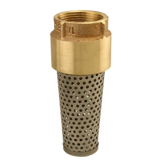 1" FPT No-Lead Brass Foot Valve