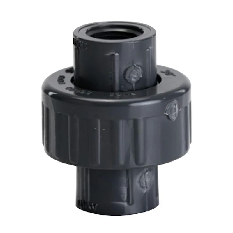 3/8" Schedule 80 Gray PVC Threaded Union