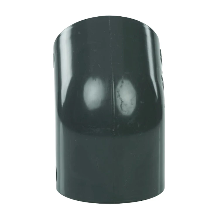 2-1/2" NPT Schedule 80 Gray PVC Threaded 45° Elbow