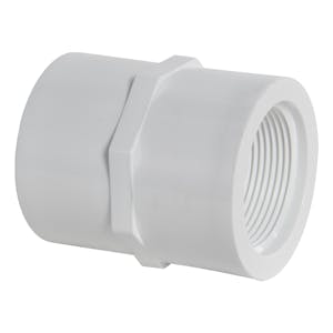 3/4" PVC Schedule 40 Threaded Female Coupling