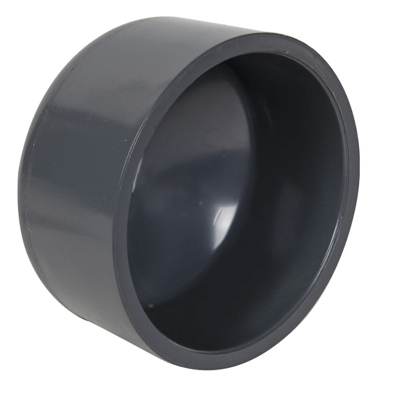 6" Schedule 80 Gray PVC Socket Cap