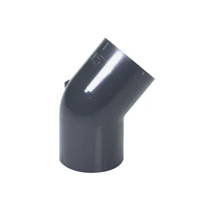 1/2" Schedule 40 Gray PVC Socket 45° Elbow