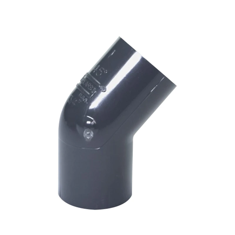 3/4" Schedule 40 Gray PVC Socket 45° Elbow