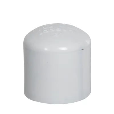 1/2" Schedule 40 White PVC Socket Cap