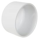 6" Schedule 40 White PVC Socket Cap