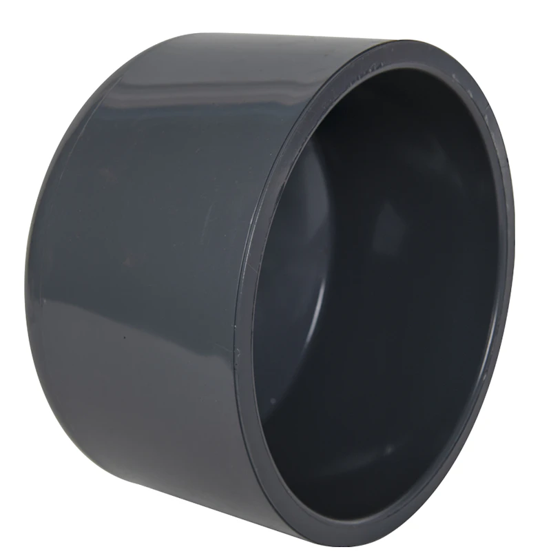 8" Schedule 80 Gray PVC Socket Cap