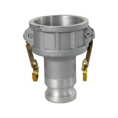 2" Reducing Coupler x 3" Male Adapter Aluminum Coupling