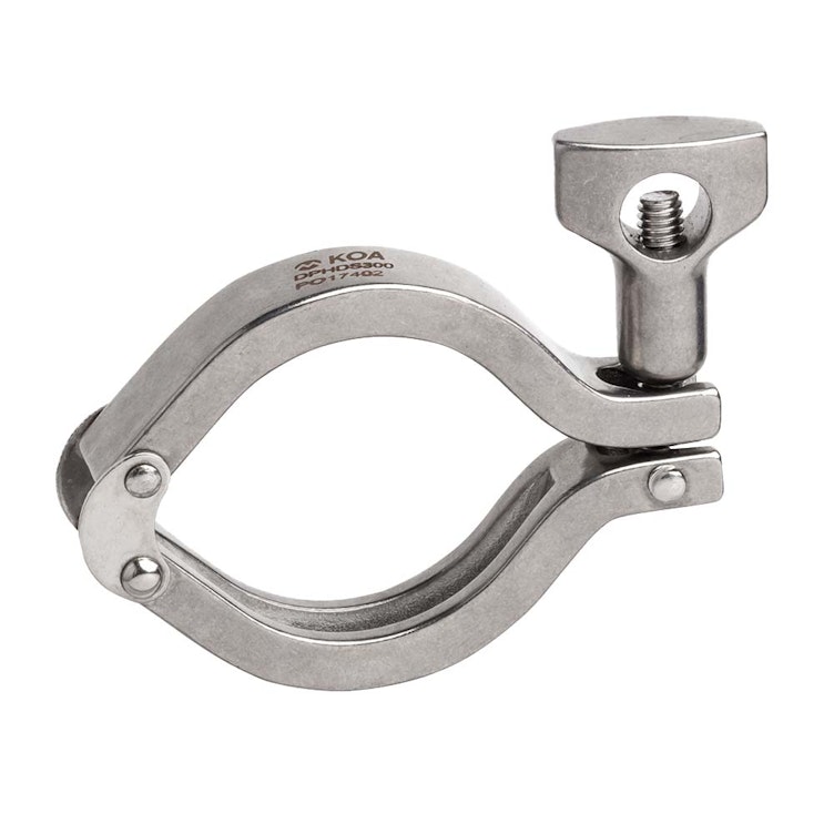 2-1/2" Stainless Steel Sanitary Double Pin Clamp