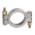 3" Stainless Steel Sanitary Double Bolted Clamp