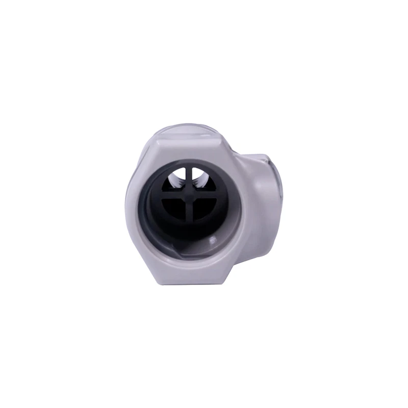 1/2" In-Line Hose Barb HFC 12 Series Polypropylene Coupling Body - Straight Thru (Insert Sold Separately)